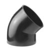 Elbow 45 degree Black fitting
