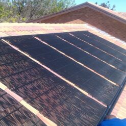 Solar Pool Heating Setup