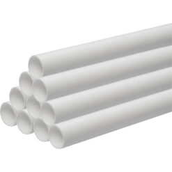 White Pvc 50mm 3m and 6m Lengths Pipes